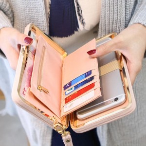 Casual Long Women heel Purses Box Wallets 2.9